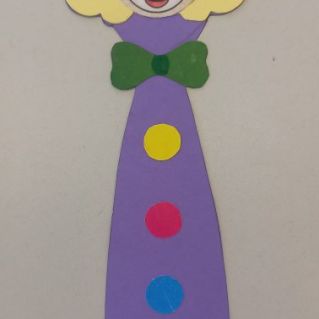 Закладка для учебника "Веселый клоун"