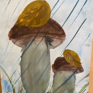 На лесной опушке