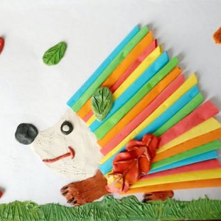 Счастливый ёжик