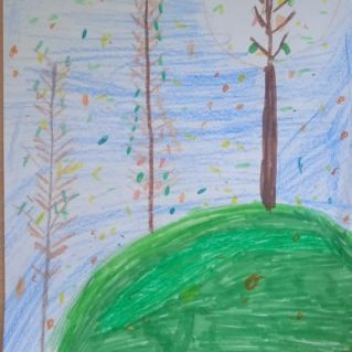 "Осень на пригорке"