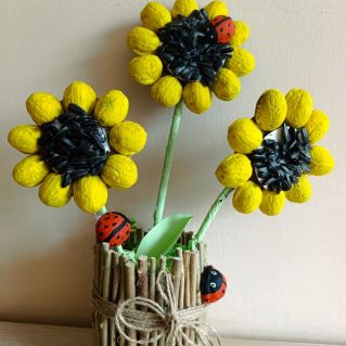 "Осенние подсолнухи"