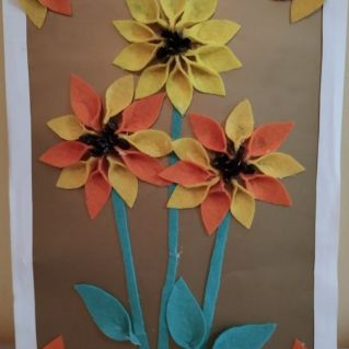 "Наши подсолнушки тянутся к солнышку"