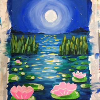 Озеро с лотосами