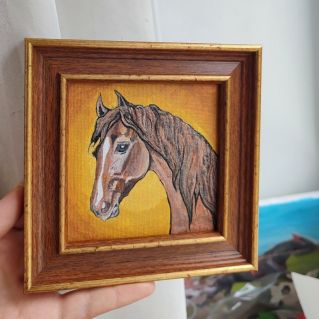 Картина "Мой рысак"