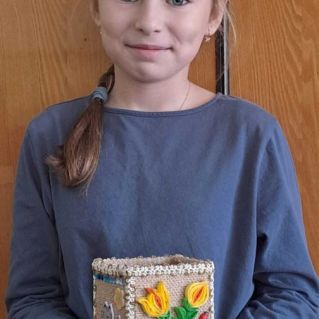 Осенняя карандашница