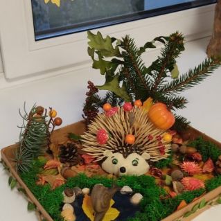 "Ёжик в осеннем лесу"