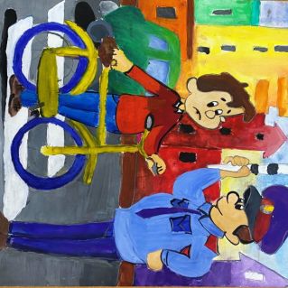 Есть! Один лихач попался, доигрался, докатался!