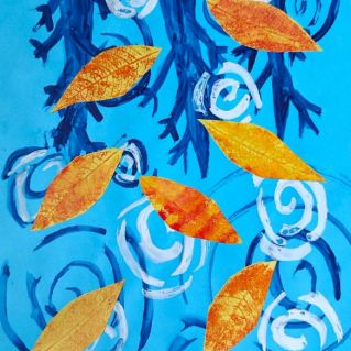 "Листики упали в речку"