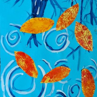 "Листопад с дождём"