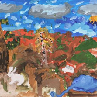 В осеннем лесу