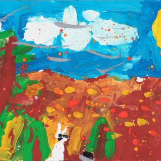 В осеннем лесу