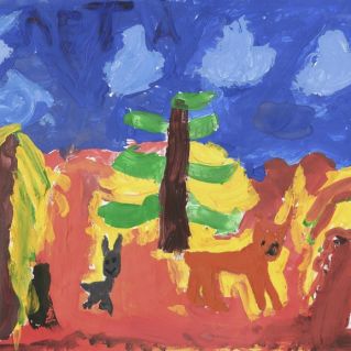 В осеннем лесу