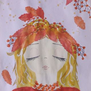 Девочка - осень