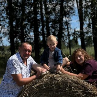 Лето в деревне очень люблю!