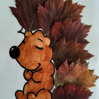 Осенний ёжик