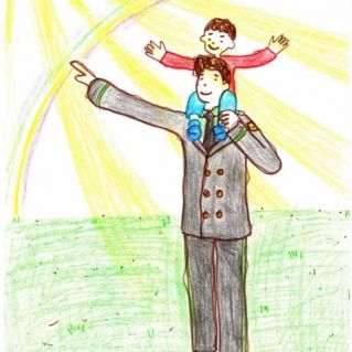 протрет моего папы