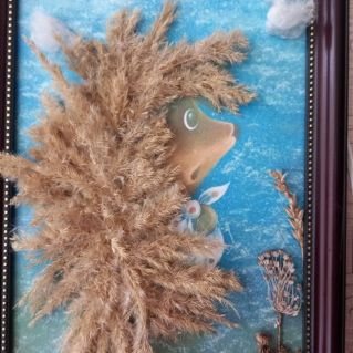 Эко-панно "Ежик в тумане"