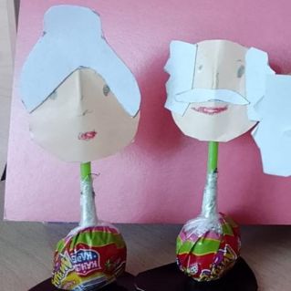 "Подарок моим любимым бабушке и дедушке"