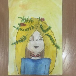 Девочка осень