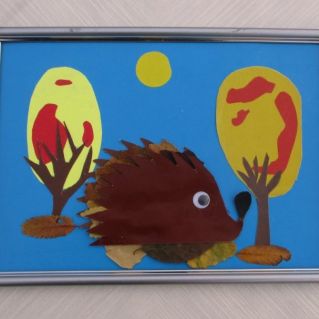 Ёжик в гостях у Осени