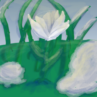 Весна. Подснежник