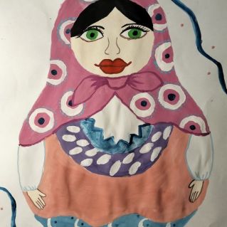 "Матрёшка: симфония красок русской души"