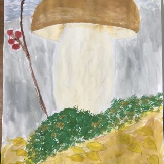 В осеннем лесу