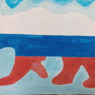 Наш мишка - наш флаг