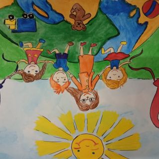 Рисунок воспитанника дошкольных групп на тему: "Моя любимая мама"