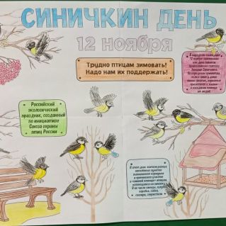 Синички в гости прилетели