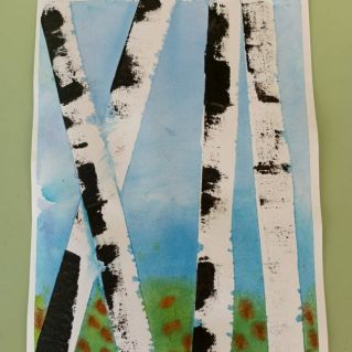 Осенние берёзки