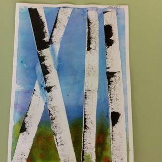 Осенние берёзки