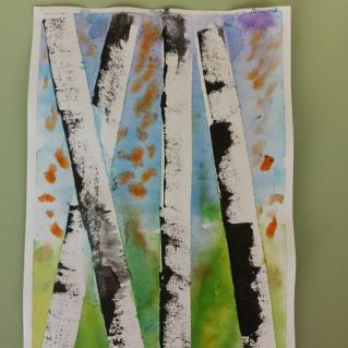 Осенние берёзки