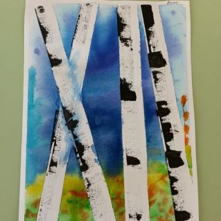 Осенние берёзки