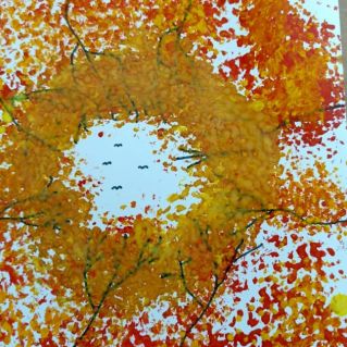 Листья падают летят