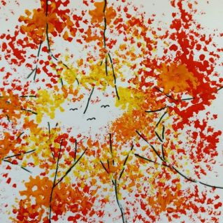 Листья падают летят