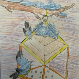 "Синички-сестрички прилетели к кормушке"