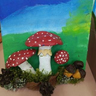 Осеннее изобилие мухоморов.