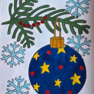 Новогодний шарик