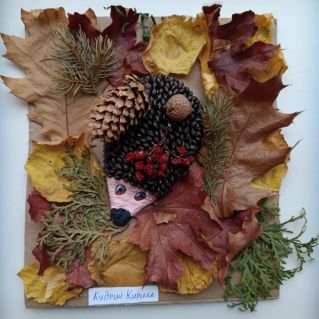 "Ёжик в осеннем лесу"