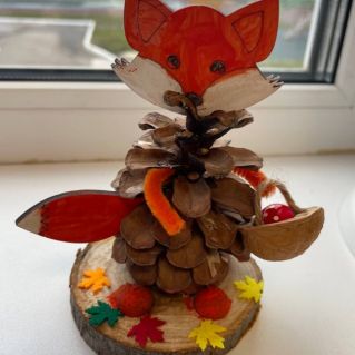 Лисичка с корзинкой