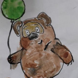 "Винни пух с шариком"