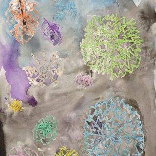 Снежные цветы