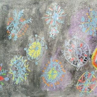 Снежные цветы