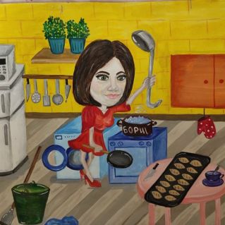 Моя любимая мамочка"