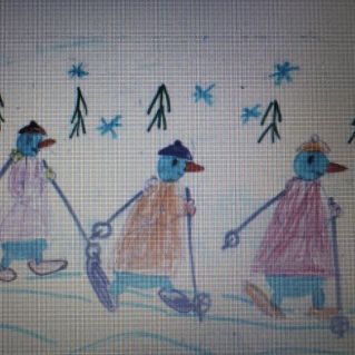 Снеговики - спортики