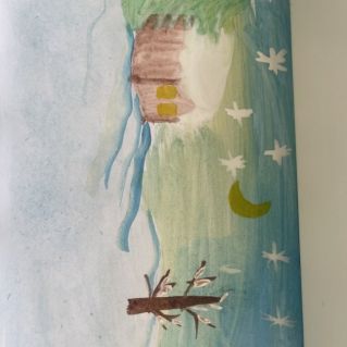 "Домик в зимнем лесу"