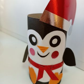 Ёлочная игрушка "Весёлый пингвинёнок"