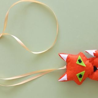 Новогодняя игрушка  ,,Лисичка,,