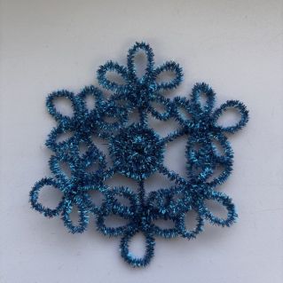 Морозная снежинка